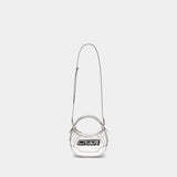 Biker Purse - Casablanca - Leather - Silver