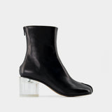 Ankle Boots - MM6 Maison Margiela - Leather - Black