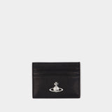 Card Holder - Vivienne Westwood - Leather - Black