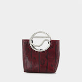 Python C Mini Crossbody - Coperni - Leather - Burgundy