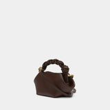 Bou Mini Handbag - Ganni - Leather - Brown