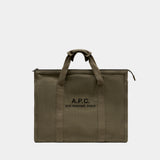 Gym Recuperation Travel Bag - A.P.C. - Cotton - Khaki