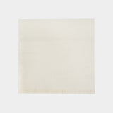 Large Square 140x140 Scarf - Kenzo - Silk - White