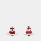Fabianna Earrings - Vivienne Westwood - Metal - Red