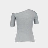 Orgy Shoulder T Shirt - Vivienne Westwood - Cotton - Grey