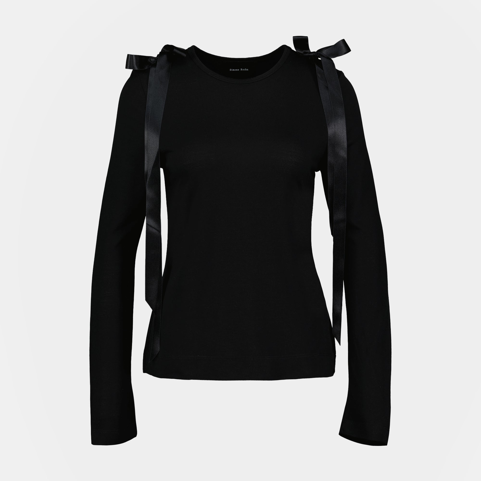 その他 Bow Tail T Shirt - Simone Rocha - Synthetic - Black Bow Tail T Shirt - Simone Rocha - Synthetic - Black