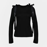 Bow Tail T Shirt - Simone Rocha - Synthetic - Black