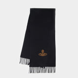 30x236 Scarf - Vivienne Westwood - Wool - Black