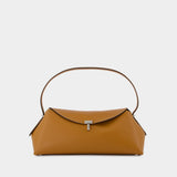 T-Lock Shoulder Bag - TOTEME - Leather - Beige