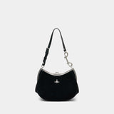 Charm Frame Shoulder Bag - Vivienne Westwood - Leather - Black