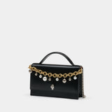 T.h.medium Skull Crossbody - Alexander McQueen - Leather - Black