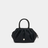 Mini Gathered Top Handle Bag W/ Emb - Simone Rocha - Synthetic - Black