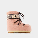Icon Low Ankle Boots - Moon Boot - Synthetic - Pink