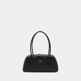 Strip Shoulder Bag - Courreges - Leather - Black