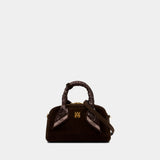 Ma Bowling Bag - Amiri - Leather - Brown