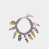 Miss Marc City Charm Bracelet - Marc Jacobs - Metal - Silver