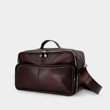 Camero Duffle Old Shoulder Bag - Acne Studios - Leather - Burgundy