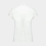 Heritage Crepe T-Shirt - Courreges - Synthetic - White