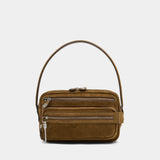Camero Party V Shoulder Bag - Acne Studios - Leather - Khaki