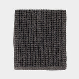 Big Square Scarf - OFFICINE GENERALE - Wool - Black