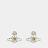 Lee Orb Earrings - Vivienne Westwood - Metal - Yellow