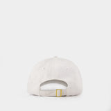 Pyramid Abduction Tennis Cap - Casablanca - Cotton - White