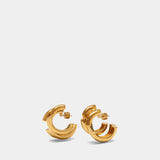 Saint Germain Earrings - Balenciaga - Metal - Gold