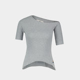 Orgy Shoulder T Shirt - Vivienne Westwood - Cotton - Grey