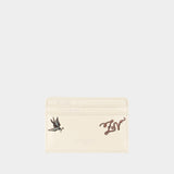 Zv Pass Tattoo Card Holder - Zadig & Voltaire - Leather - Ivory