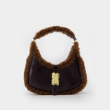 Kat Small Piping Purse - Ganni - Synthetic - Brown