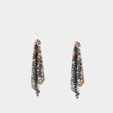 Earrings - Rabanne - Metal - Black