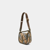 Small B Clip Messenger Shoulder Bag - Burberry - Synthetic - Multi