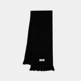 Scarf - MM6 Maison Margiela - Wool - Black