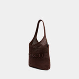 Weave Straw Brooklyn 39 Shoulder Bag - Coach - Leather - Brown