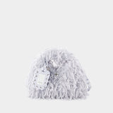 Hobo Mini Purse - Ganni - Synthetic - Grey