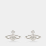 Mini Bas Earrings - Vivienne Westwood - Metal - Silver
