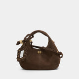Pelinova Mini Handbag - Ganni - Leather - Brown