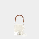 Crystal Chain Mini Bag - SELF PORTRAIT - Synthetic - Ivory