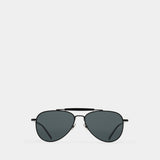 Sl 864 Sunglasses - Saint Laurent - Metal - Black