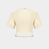Tee T-Shirt - Rabanne - Cotton - Ivory