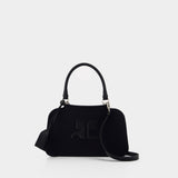 Small Shadow Purse - Courreges - Cotton - Black