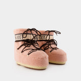Icon Low Ankle Boots - Moon Boot - Synthetic - Pink