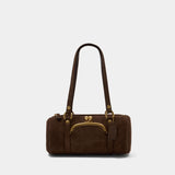 The Originals Kisslock Barrel 28 Purse - Coach - Leather - Brown