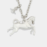 Horse Necklace - Vivienne Westwood - Silver - Silver-plated