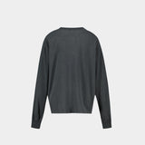 Future Longsleeve Tiger Sweatshirt - Ganni - Cotton - Black