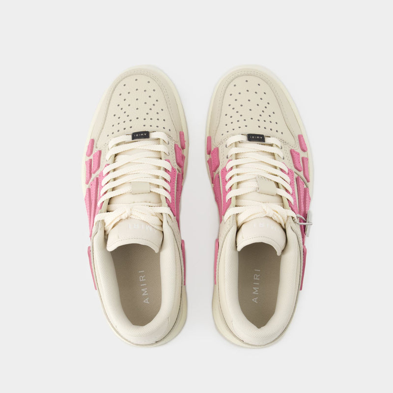 Skel Top Low Sneakers - Amiri - Leather - Pink