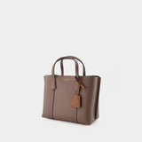 Perry Small Tote Bag - Tory Burch - Clam Shell - Leather