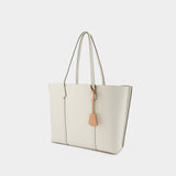 Perry Tote Bag - Tory Burch - New Ivory - Leather