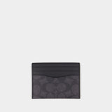 Cardholder - Coach - Exclusive canvas - Black