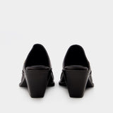 Tania Mules - Anine Bing - Leather - Black